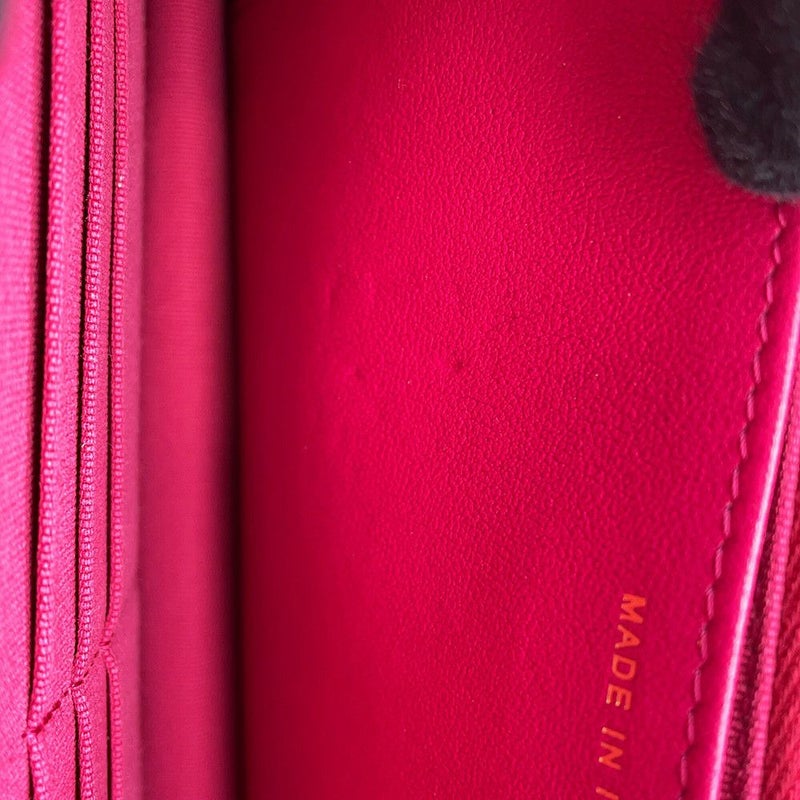 シャネル チェーンウォレット マトラッセ ココマーク ラムスキン AP3405 CHANEL 財布