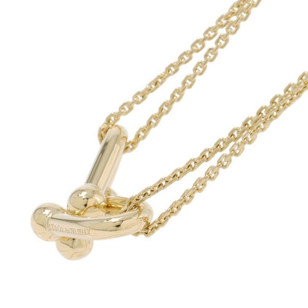ティファニー ネックレス ハードウェア ラージ ダブル リンク ペンダント K18YGイエローゴールド 63364223 Tiffany&Co.