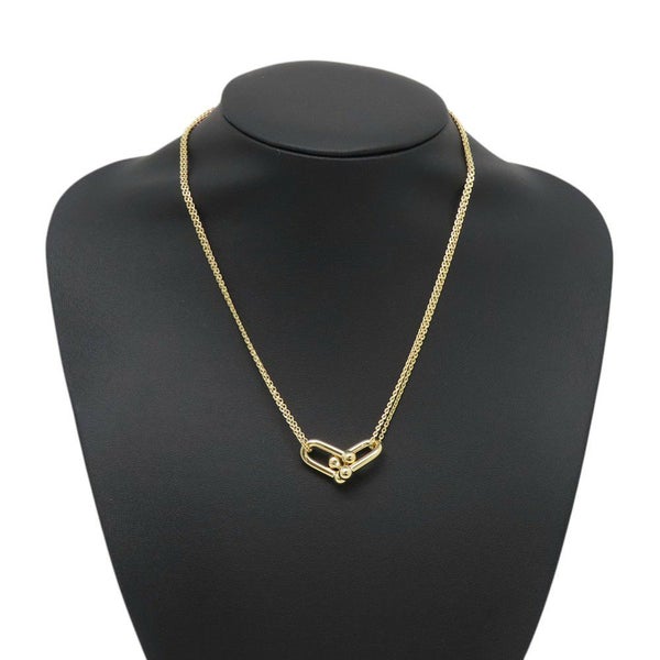 ティファニー ネックレス ハードウェア ラージ ダブル リンク ペンダント K18YGイエローゴールド 63364223 Tiffany&Co.