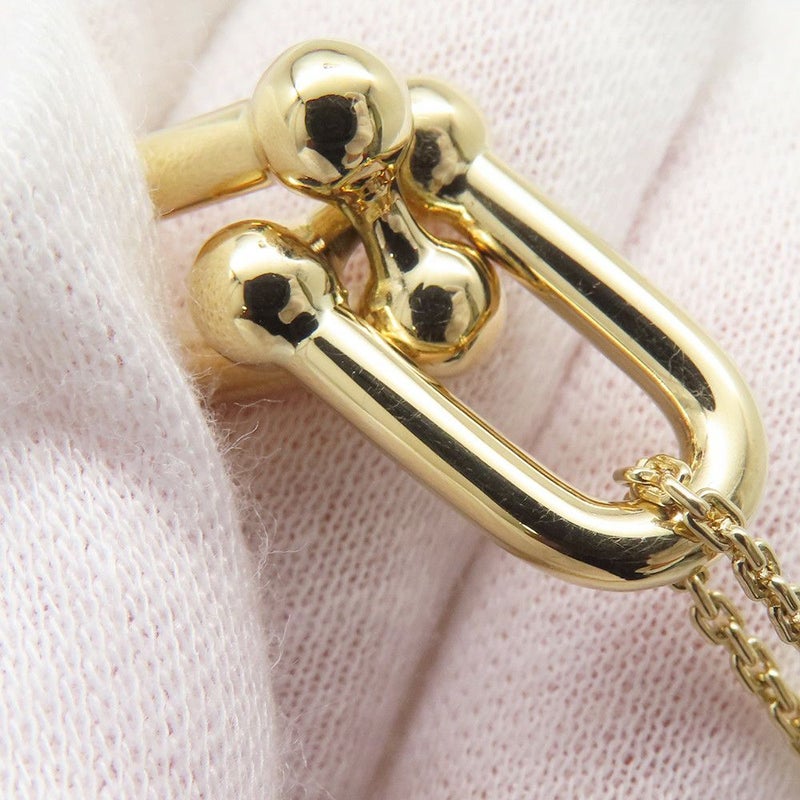 ティファニー ネックレス ハードウェア ラージ ダブル リンク ペンダント K18YGイエローゴールド 63364223 Tiffany&Co.