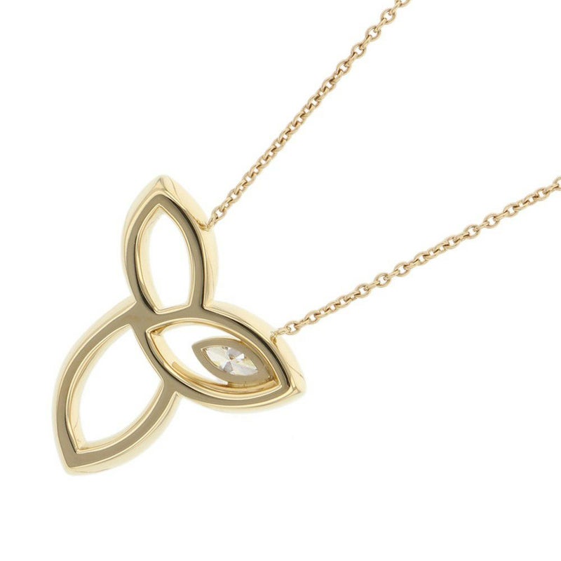 ハリーウィンストン ネックレス リリークラスター・ペンダント ダイヤモンド 46P 計約0.68ct K18YGイエローゴールド PEDYMQRFLC