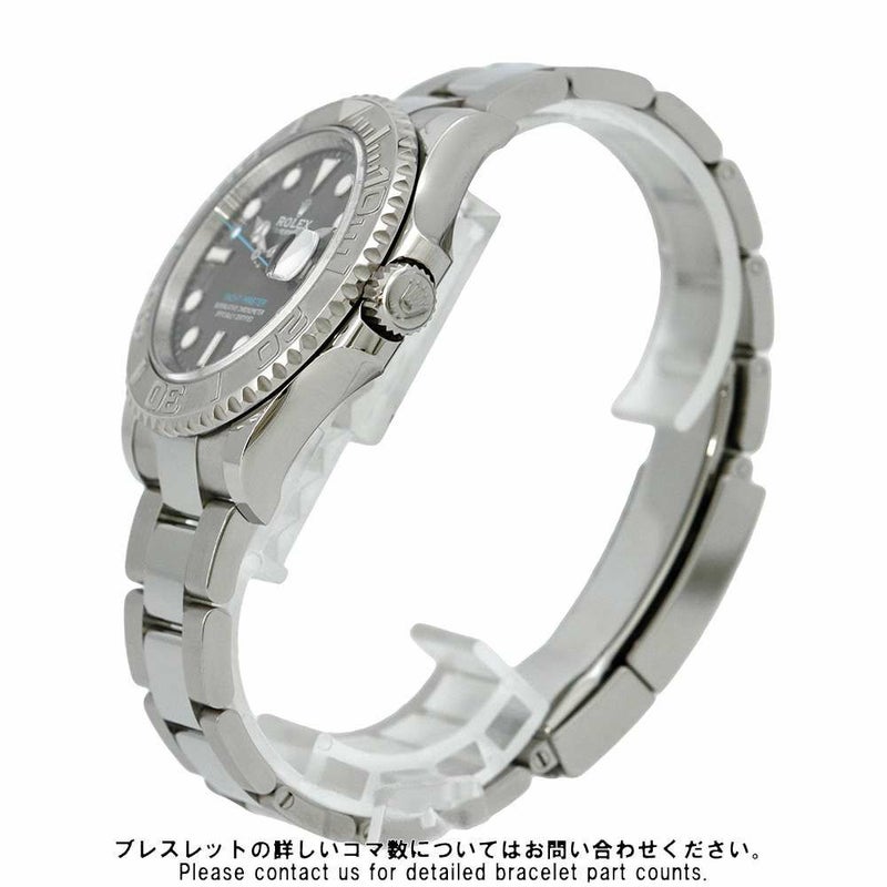 ロレックス ヨットマスター ロレジウム SS/プラチナ ランダムシリアル ルーレット 126622 ROLEX 腕時計 スレート文字盤