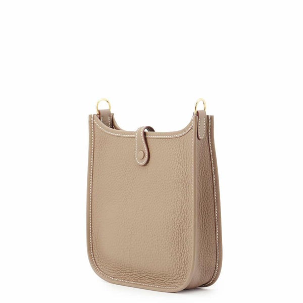 エルメス エブリンTPM アマゾン エトゥープ/ブルーインディゴ/ゴールド金具 トリヨンクレマンス W刻印