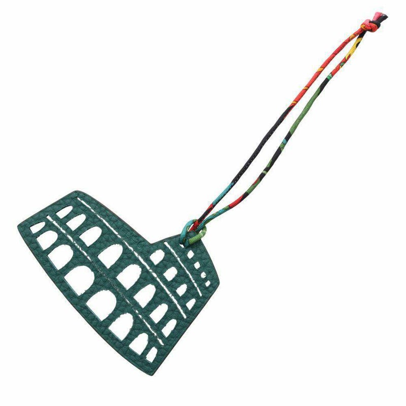 エルメス バッグチャーム プティアッシュ コロッセオ ネイビー/ヴェール トゴ/エプソン HERMES チャーム