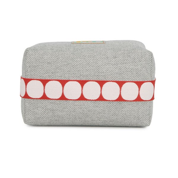 エルメス ポーチ ブリッド・ア・ブラック アニモー・ブロックGM グラニット/シルバー金具 トワル・シェヴロン