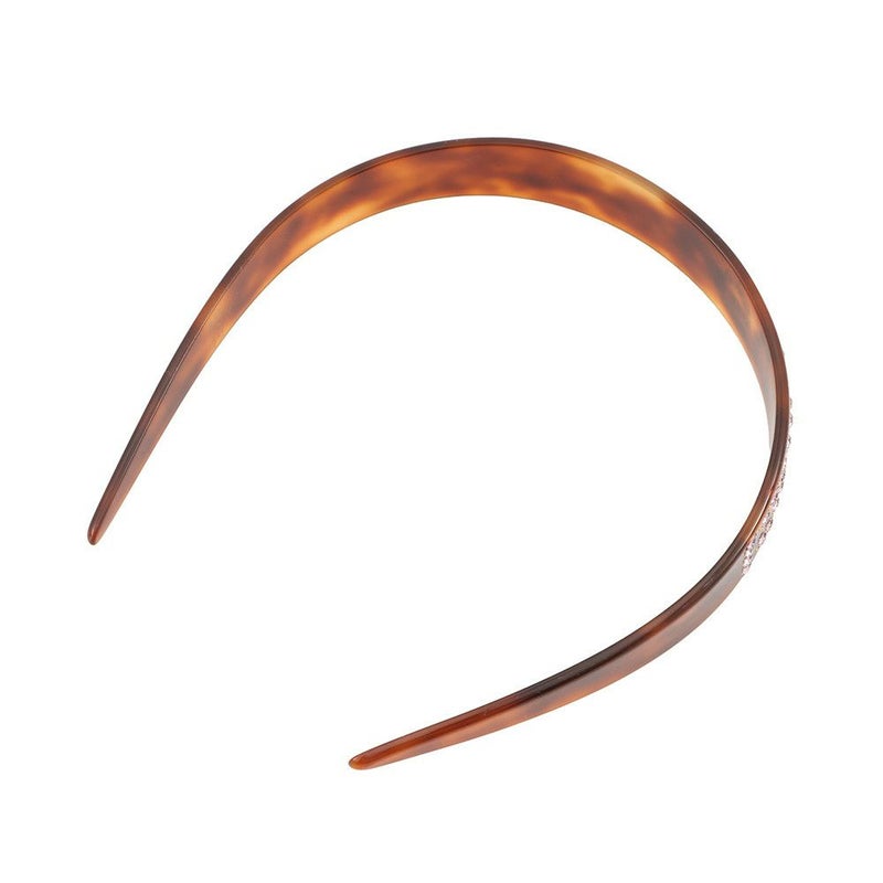 グッチ カチューシャ べっ甲調 ロゴ ラインストーン 796916 GUCCI ヘアアクセサリー