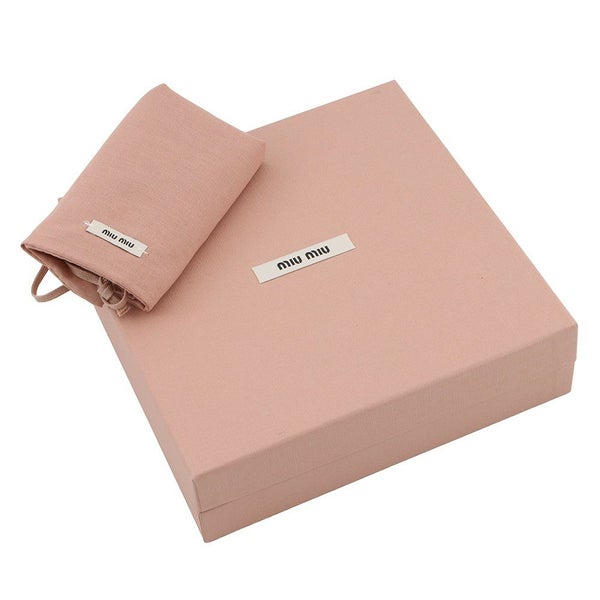 ミュウミュウ カチューシャ ロゴ パテントレザー 5IH025 Miu Miu ヘアアクセサリー