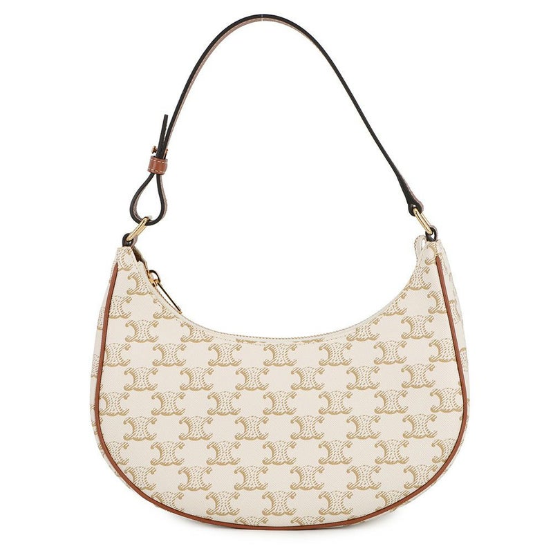 セリーヌ ハンドバッグ トリオンフ アヴァ AVA PVC/カーフレザー 193952 CELINE 白