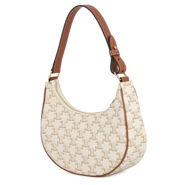 セリーヌ ハンドバッグ トリオンフ アヴァ AVA PVC/カーフレザー 193952 CELINE 白