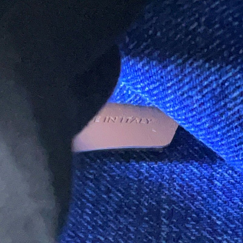 セリーヌ ショルダーバッグ トリオンフ ティーンドローストリング デニム レザー 196532 CELINE