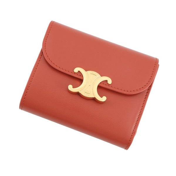 セリーヌ 三つ折り財布 トリオンフ スモール フラップウォレット 10D783 CELINE