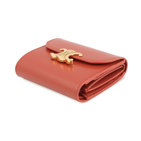 セリーヌ 三つ折り財布 トリオンフ スモール フラップウォレット 10D783 CELINE
