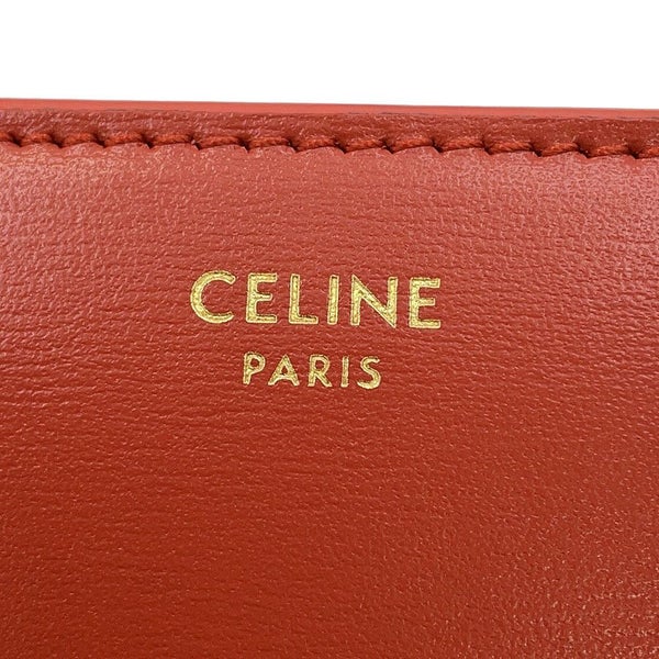 セリーヌ 三つ折り財布 トリオンフ スモール フラップウォレット 10D783 CELINE
