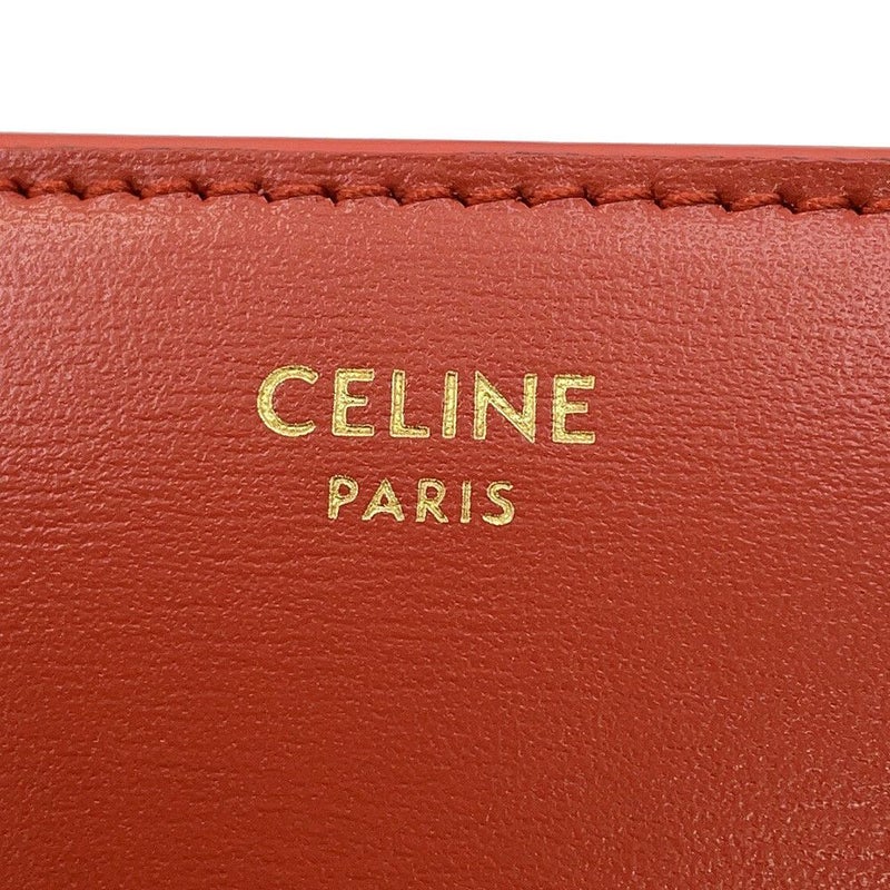 セリーヌ 三つ折り財布 トリオンフ スモール フラップウォレット 10D783 CELINE