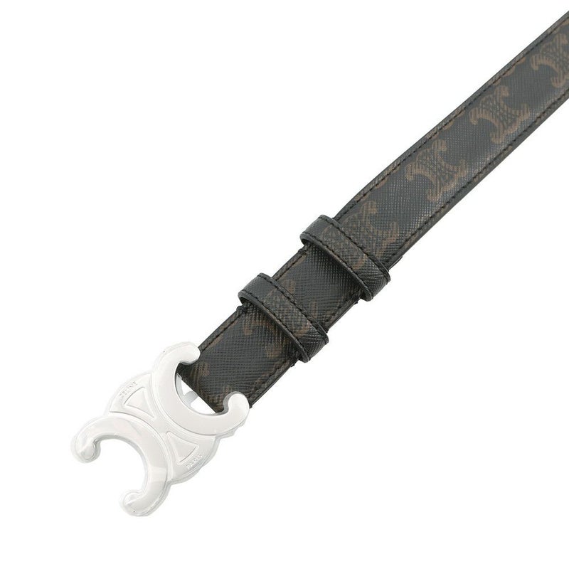 セリーヌ ベルト トリオンフベルト 25MM PVC サイズ90 45AKA2ACO CELINE 黒 メンズ