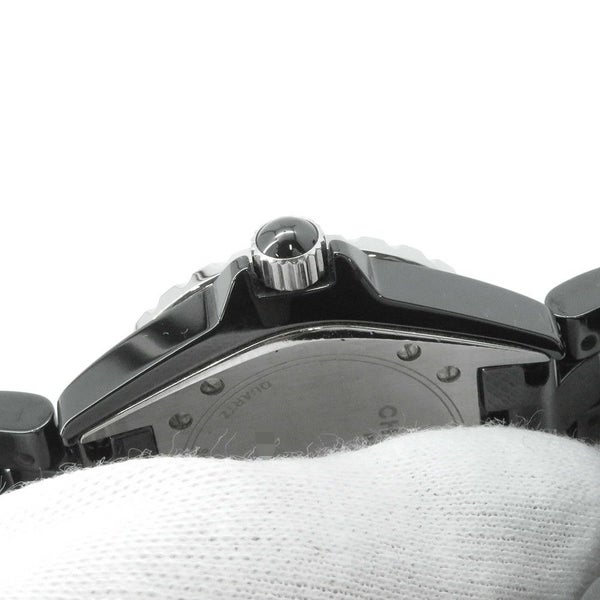 シャネル J12 12PD ダイヤモンド H1625 CHANEL 腕時計 ウォッチ 黒文字盤 レディース