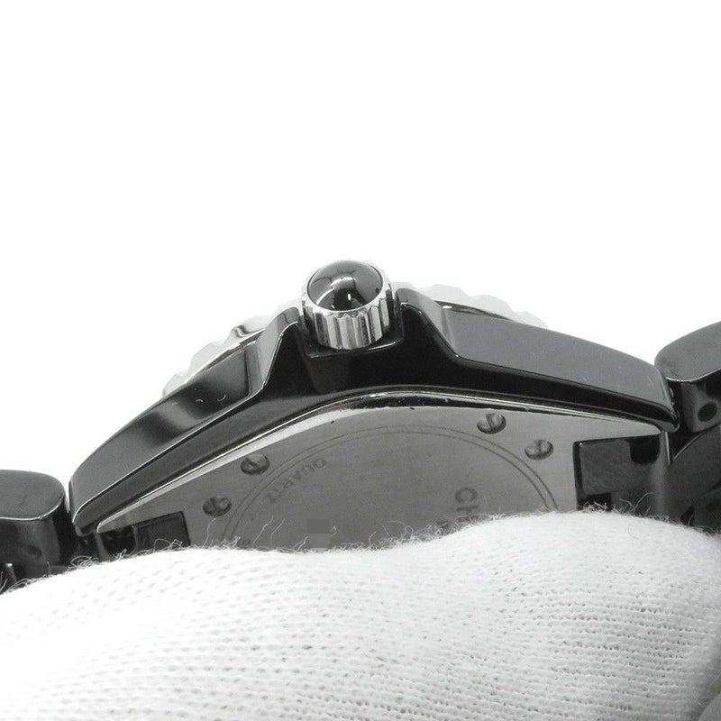 シャネル J12 12PD ダイヤモンド H1625 CHANEL 腕時計 ウォッチ 黒文字盤 レディース