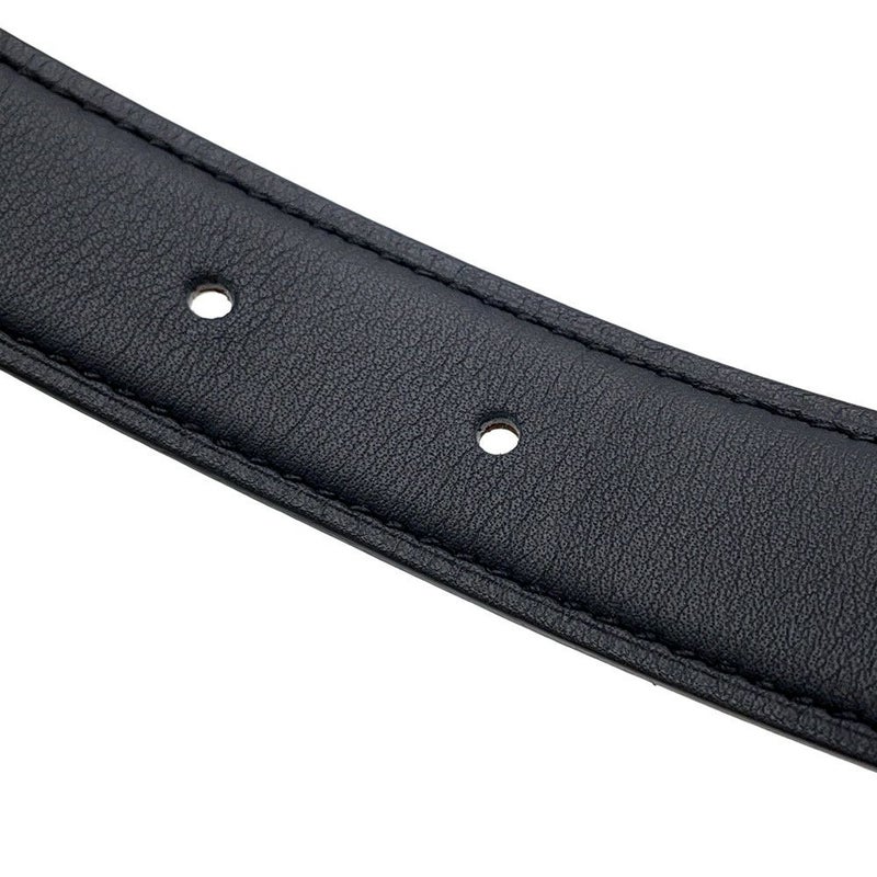 エルメス ベルト ガンマ ブラック/ゴールド/ピンクゴールド金具 スイフト/エプソン Z刻印 サイズ80 黒 リバーシブル