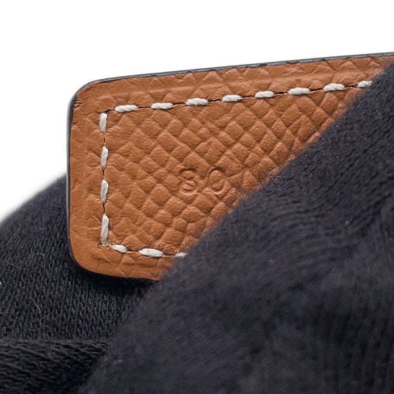 エルメス ベルト ガンマ ブラック/ゴールド/ピンクゴールド金具 スイフト/エプソン Z刻印 サイズ80 黒 リバーシブル