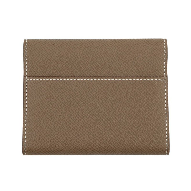エルメス カードケース クリック ミニ エトゥープ/シルバー金具 エプソン C刻印 HERMES 財布