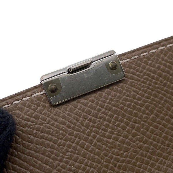 エルメス カードケース クリック ミニ エトゥープ/シルバー金具 エプソン C刻印 HERMES 財布
