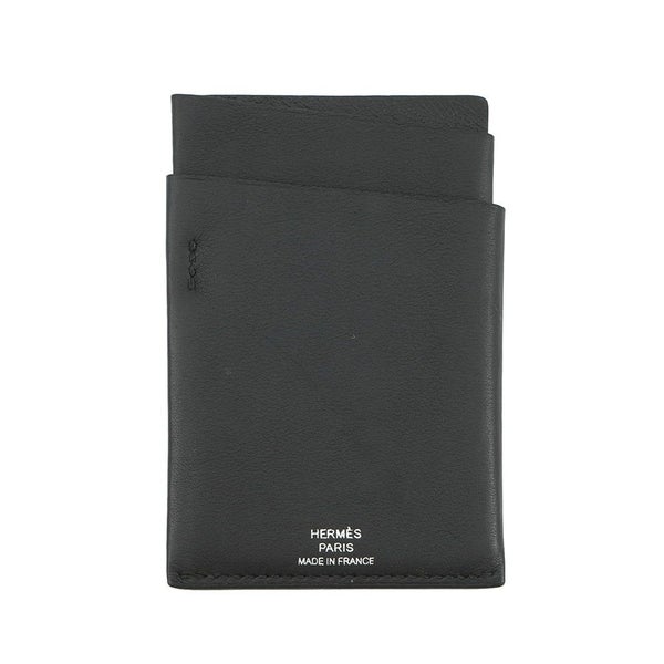 エルメス カードケース シタデル 4CC ブラック スイフト B刻印 HERMES パスケース 黒