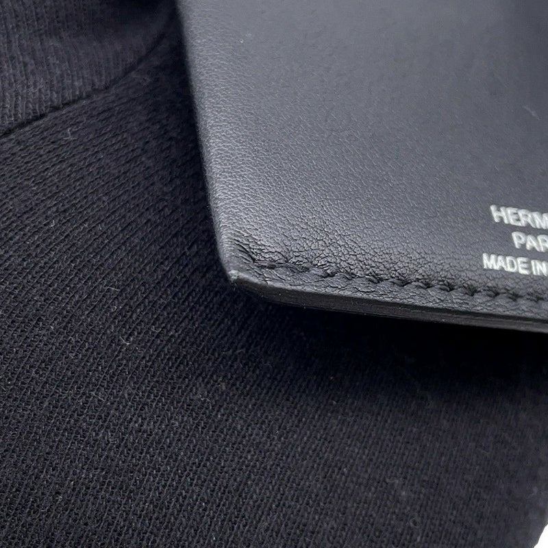 エルメス カードケース シタデル 4CC ブラック スイフト B刻印 HERMES パスケース 黒