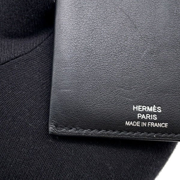 エルメス カードケース シタデル 4CC ブラック スイフト B刻印 HERMES パスケース 黒