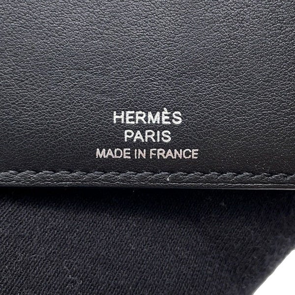 エルメス カードケース シタデル 4CC ブラック スイフト B刻印 HERMES パスケース 黒