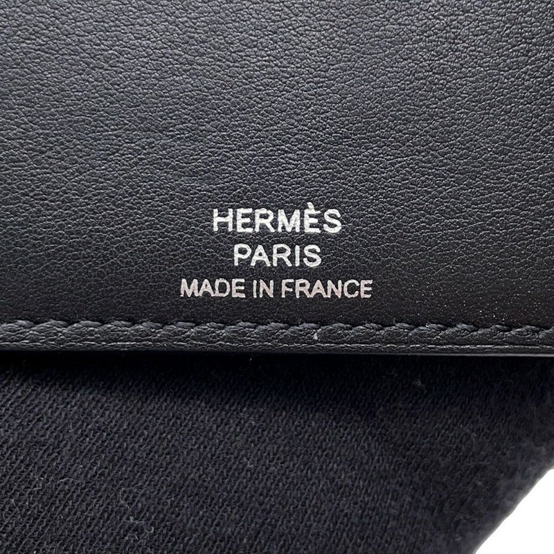 エルメス カードケース シタデル 4CC ブラック スイフト B刻印 HERMES パスケース 黒