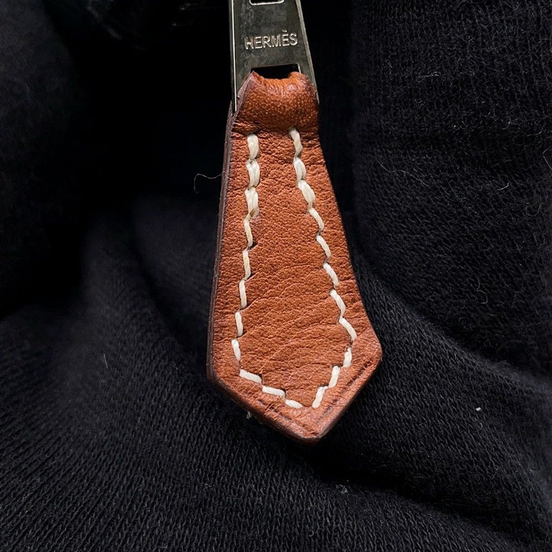 エルメス コインケース アザップコンパクト シルクイン ブラック/シルバー金具 エプソン Y刻印 黒