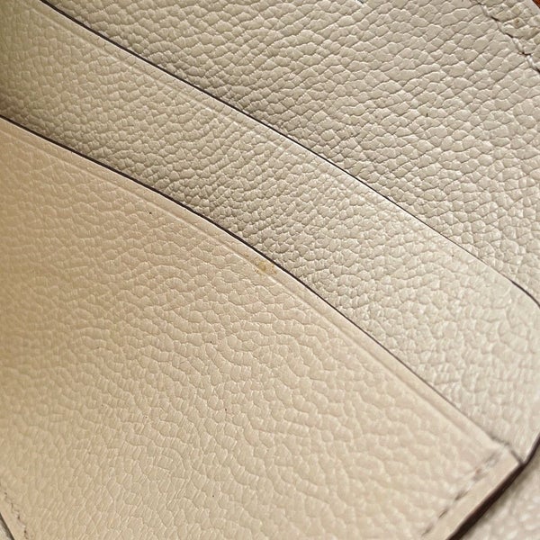 エルメス コインケース パドック ウォレット ナタ/ジョーヌシトロン/シルバー金具 シェブルミゾル Y刻印 財布 シェーブル