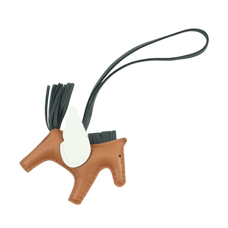 エルメス バッグチャーム ロデオPM ペガサス ゴールド/ヴェールフィズ/ヴェールシプレ ラムスキン U刻印