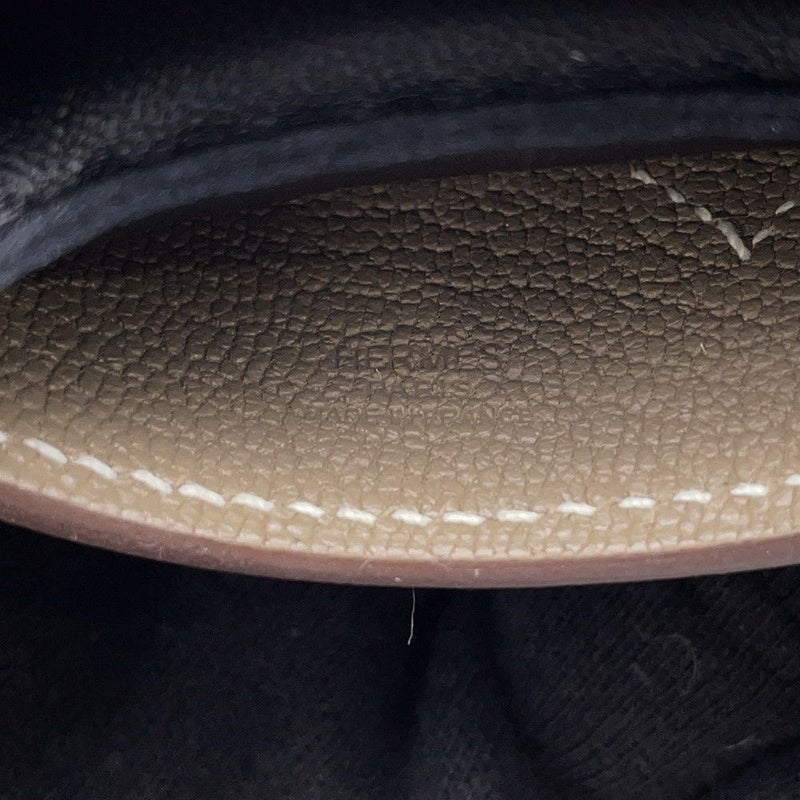 エルメス バッグチャーム ロデオPM ロベオクール ブラック/エトゥープ/クレ ラムスキン K刻印 HERMES チャーム オーナメント