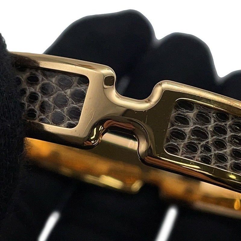 エルメス ブレスレット オランプ オンブレ/ゴールド金具 リザードナチュラ HERMES アクセサリー