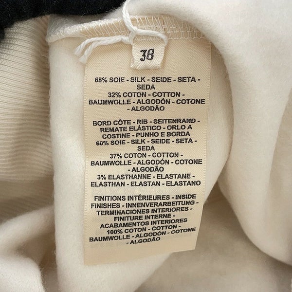 エルメス スウェット ラグランスリーブスウェット デッラ・カヴァッレリア レディースサイズ38 HERMES トップス 刺繍