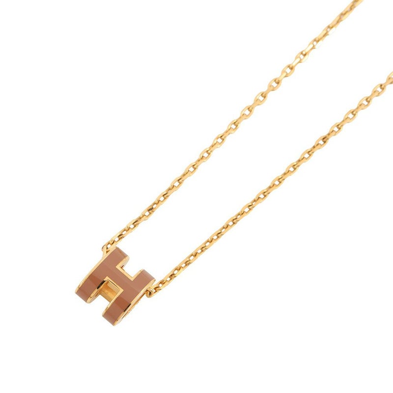 エルメス ネックレス ミニ・ポップアッシュ ニューゴールド/ゴールド金具 HERMES アクセサリー
