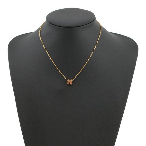 エルメス ネックレス ミニ・ポップアッシュ ニューゴールド/ゴールド金具 HERMES アクセサリー