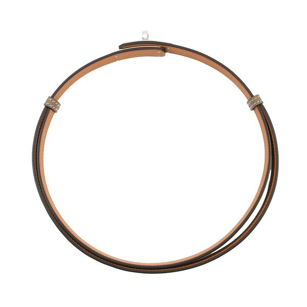 エルメス ケリーベルト エトゥープ/シルバー金具 エプソン U刻印 HERMES べルト