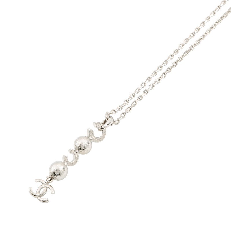 シャネル ネックレス ココマーク フェイクパール ラインストーン I25S ABF722 CHANEL アクセサリー