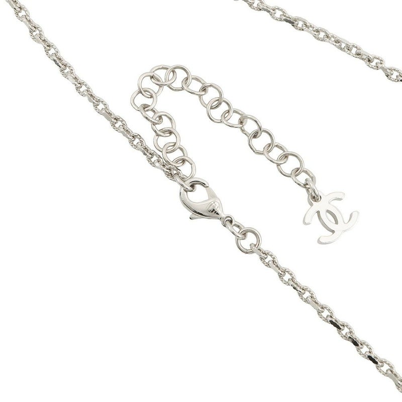 シャネル ネックレス ココマーク フェイクパール ラインストーン I25S ABF722 CHANEL アクセサリー