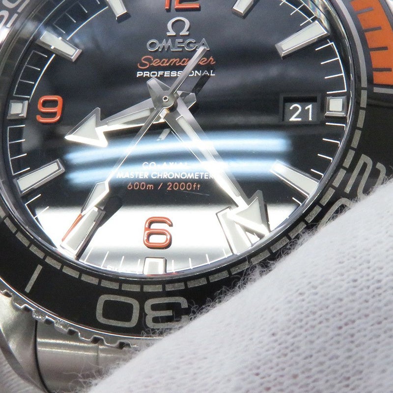 オメガ シーマスター プラネットオーシャン 600M コーアクシャル 215.30.44.21.01.002 OMEGA 腕時計 黒文字盤