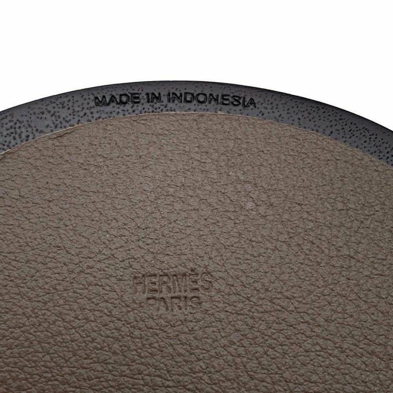 エルメス ペーパーウェイト サマルカンドエトゥープ マホガニー材 シェヴルミゾル デスクアクセサリー インテリア シェーブル