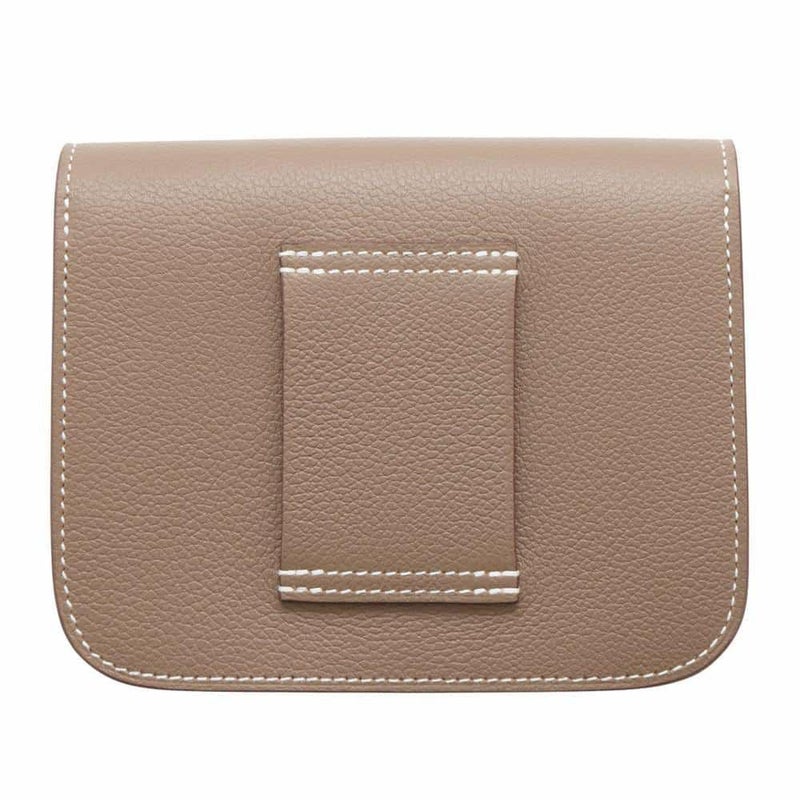 エルメス 財布 コンスタンス スリム エトゥープ/ゴールド金具 エバーカラー W刻印 HERMES 財布