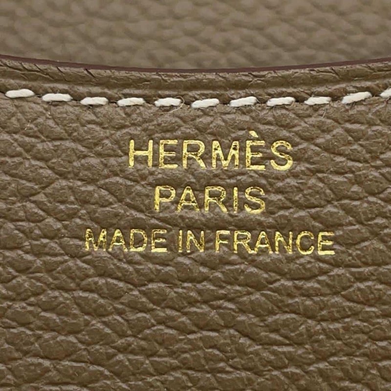 エルメス 財布 コンスタンス スリム エトゥープ/ゴールド金具 エバーカラー W刻印 HERMES 財布