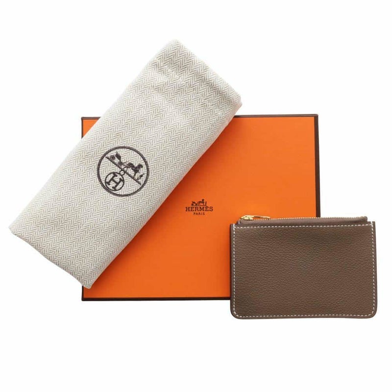 エルメス 財布 コンスタンス スリム エトゥープ/ゴールド金具 エバーカラー W刻印 HERMES 財布