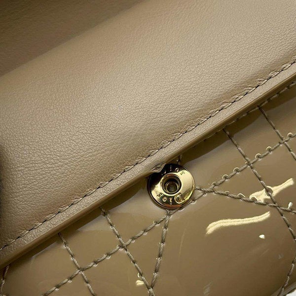 クリスチャン・ディオール 三つ折り財布 レディディオール ロータスウォレット カナージュ S0181OVRB_M413 財布 日本限定