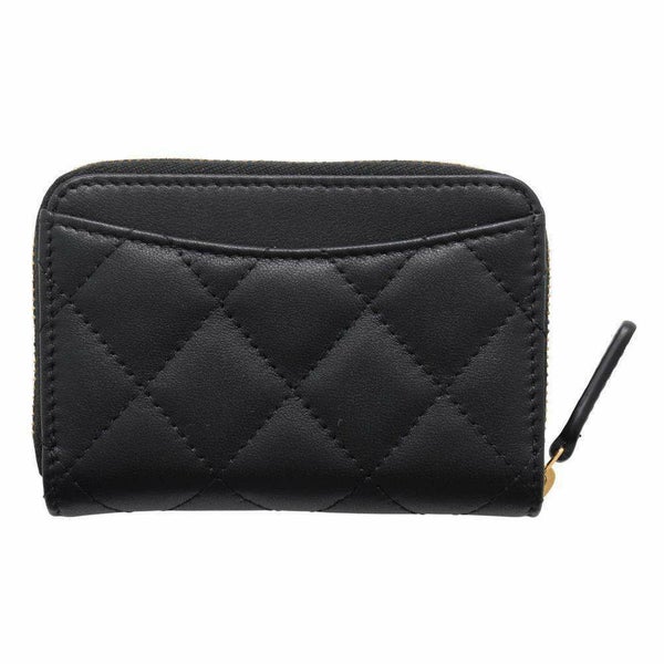 シャネル コインケース マトラッセ ココマーク ラムスキン AP0216 CHANEL 財布 黒