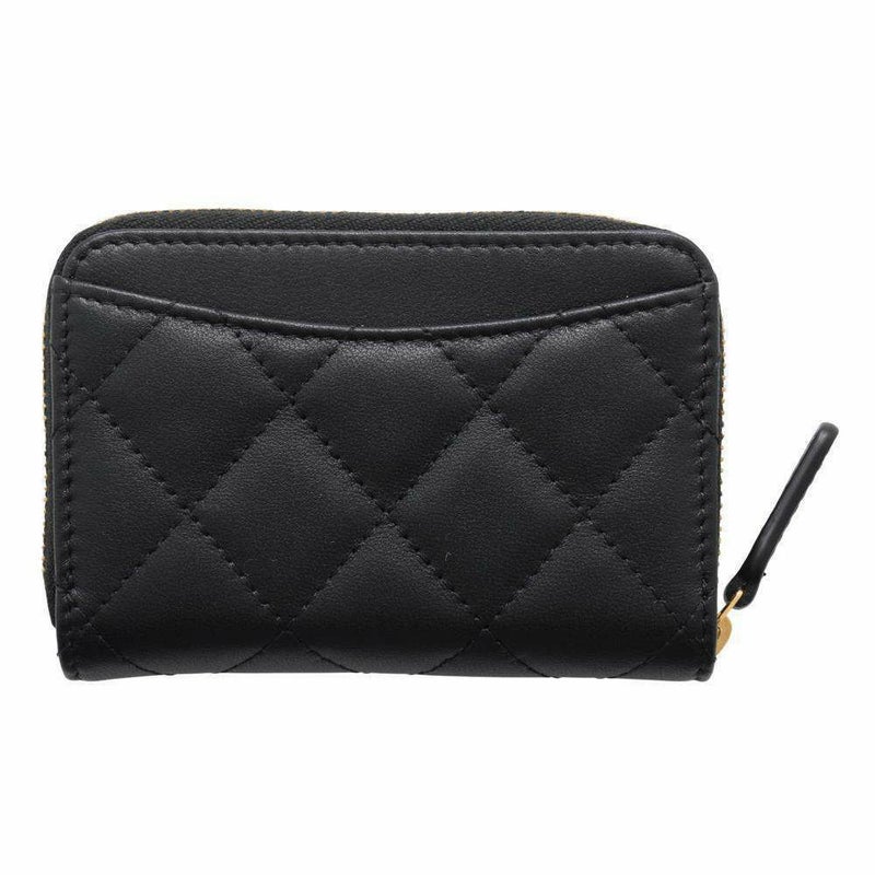シャネル コインケース マトラッセ ココマーク ラムスキン AP0216 CHANEL 財布 黒