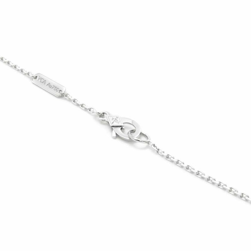 ヴァンクリ ネックレス ヴィンテージ アルハンブラ ギヨシェ ダイヤ 1P K18WG/K18PG VCARPNTH00 2024年ホリデー限定